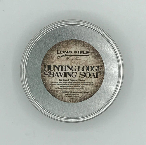 Long Rifle Soap Company - Shaving Puck - Hunting Lodge - Men's Grooming