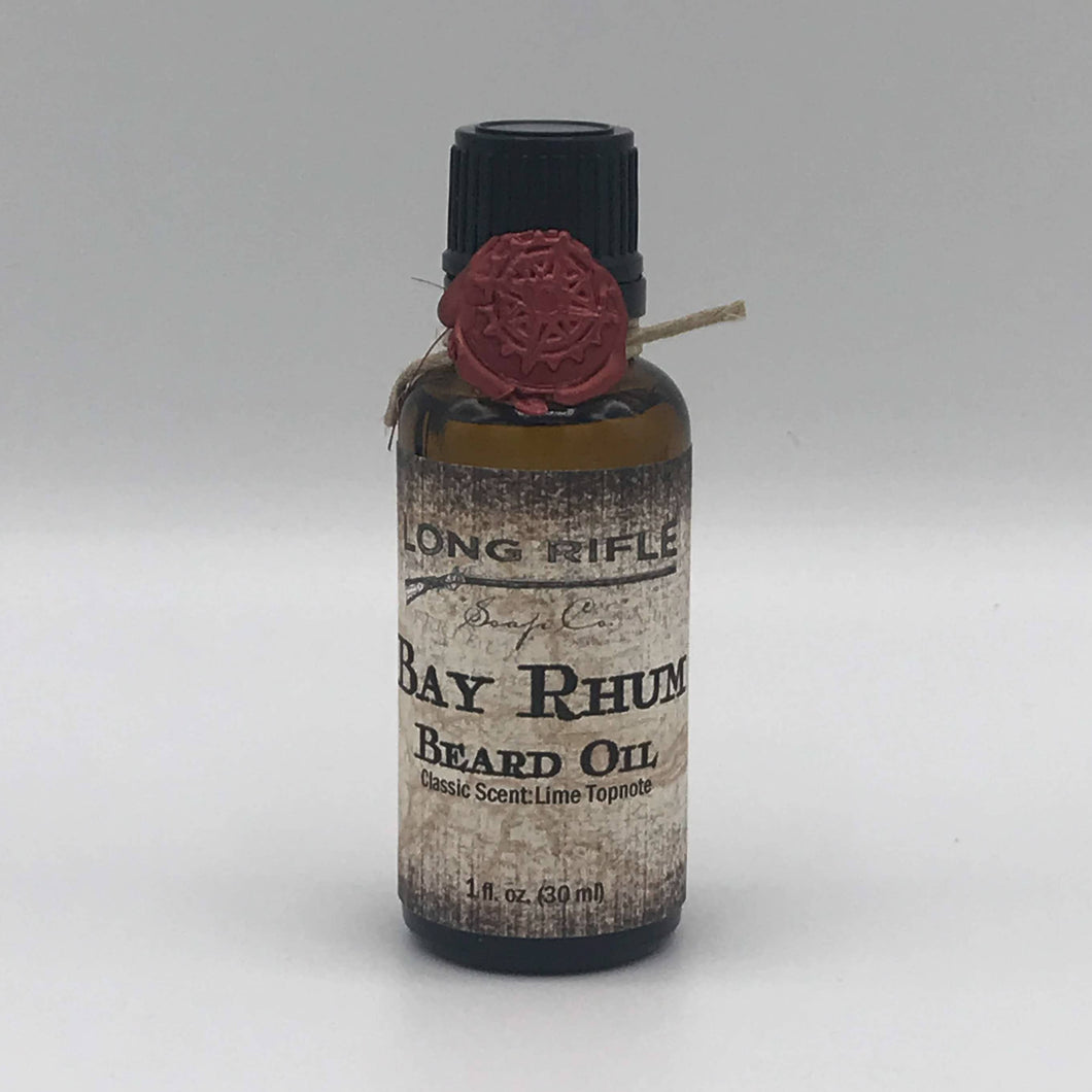 Long Rifle Soap Company - Beard Oil - Bay Rhum - Men's Grooming