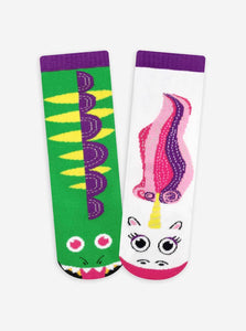 Dragon & Unicorn Kids Mismatched Socks