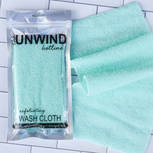 Exfoliating Stretch Wash Cloth (Mint)