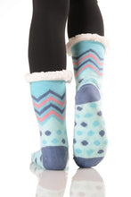 Sherpa Lined Slipper Socks - Polka Dot