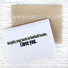 Card - Funny Anniversary or Just Because- football