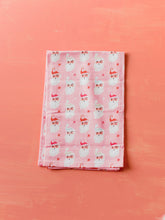 Santa Flour Sack Towel - Pink