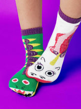 Dragon & Unicorn Kids Mismatched Socks