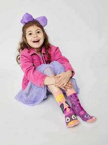 Owl & Mouse - Kids Mismatched Animal Socks
